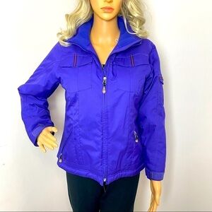 Bolder Gear Snowboard Ski Puffer Jacket Hooded Purple Size Large